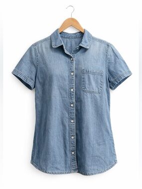 G.H. Bass & Co. Light Blue Denim Button-Up Shirt